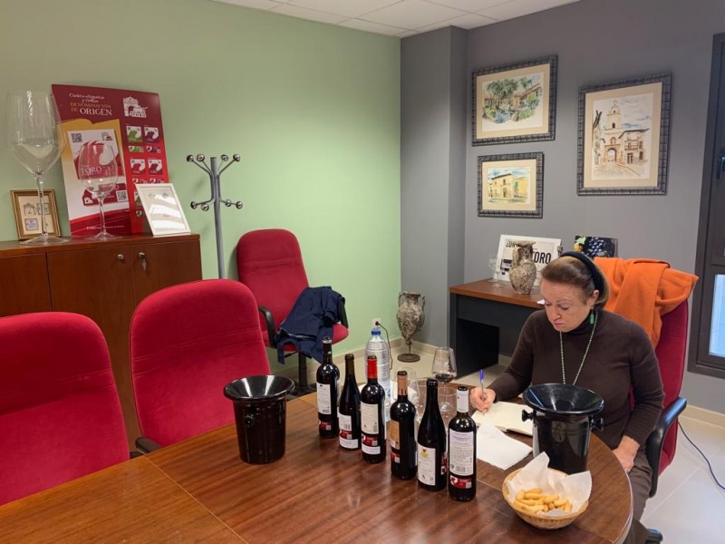 La prestigiosa periodista británica Margartet Rand visita la D.O. Toro.