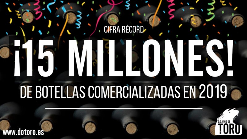 La D.O. Toro bate récords y supera los 15 millones de botellas comercializadas