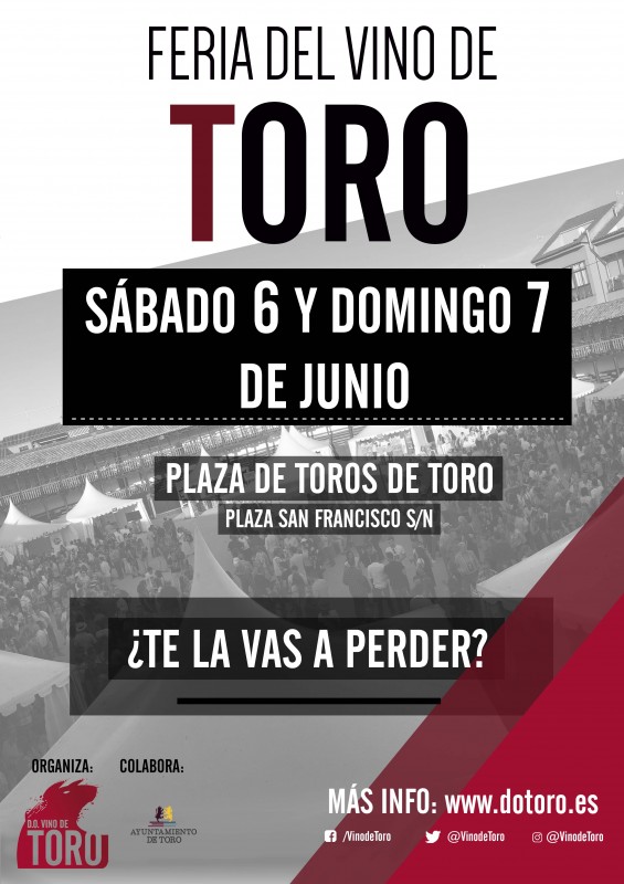 La Feria del vino de Toro 2020 será el 6 y 7 de junio